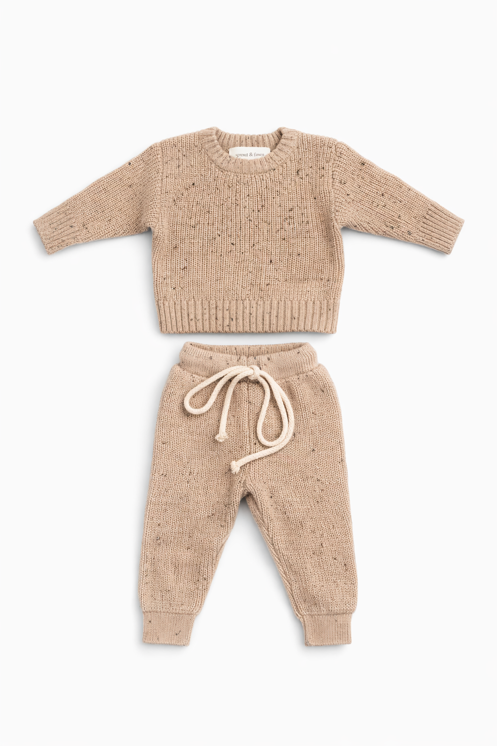 The Sandstone Knit Set - Sprout & Fawn