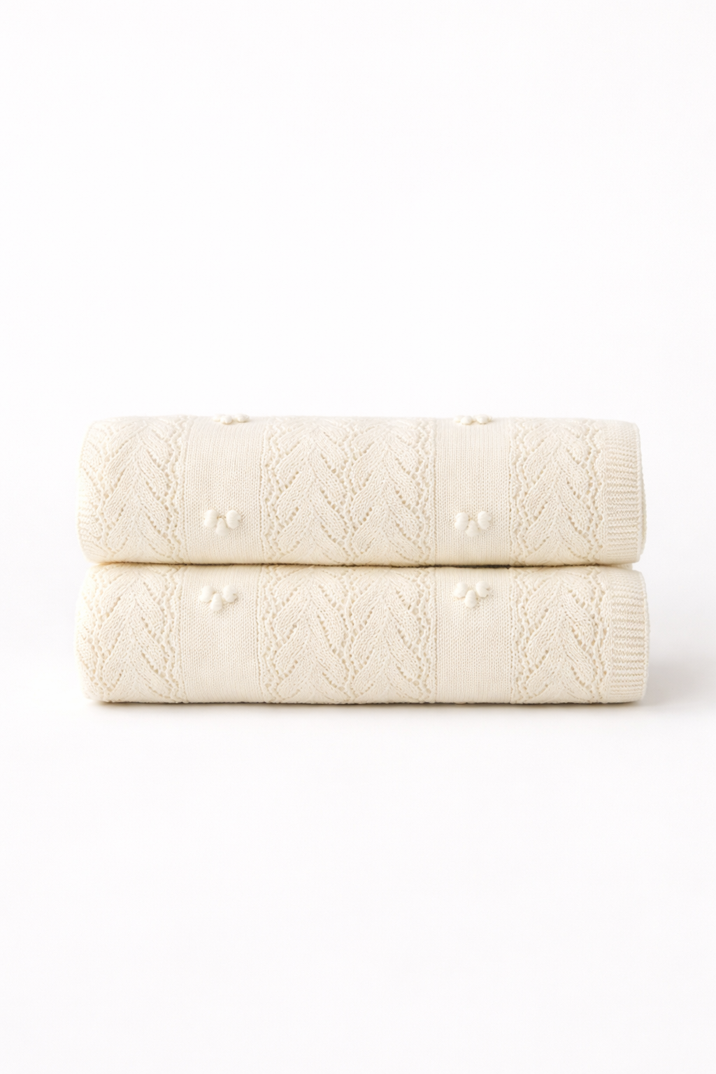 The Breezy Cotton Knit Blanket - Sprout & Fawn