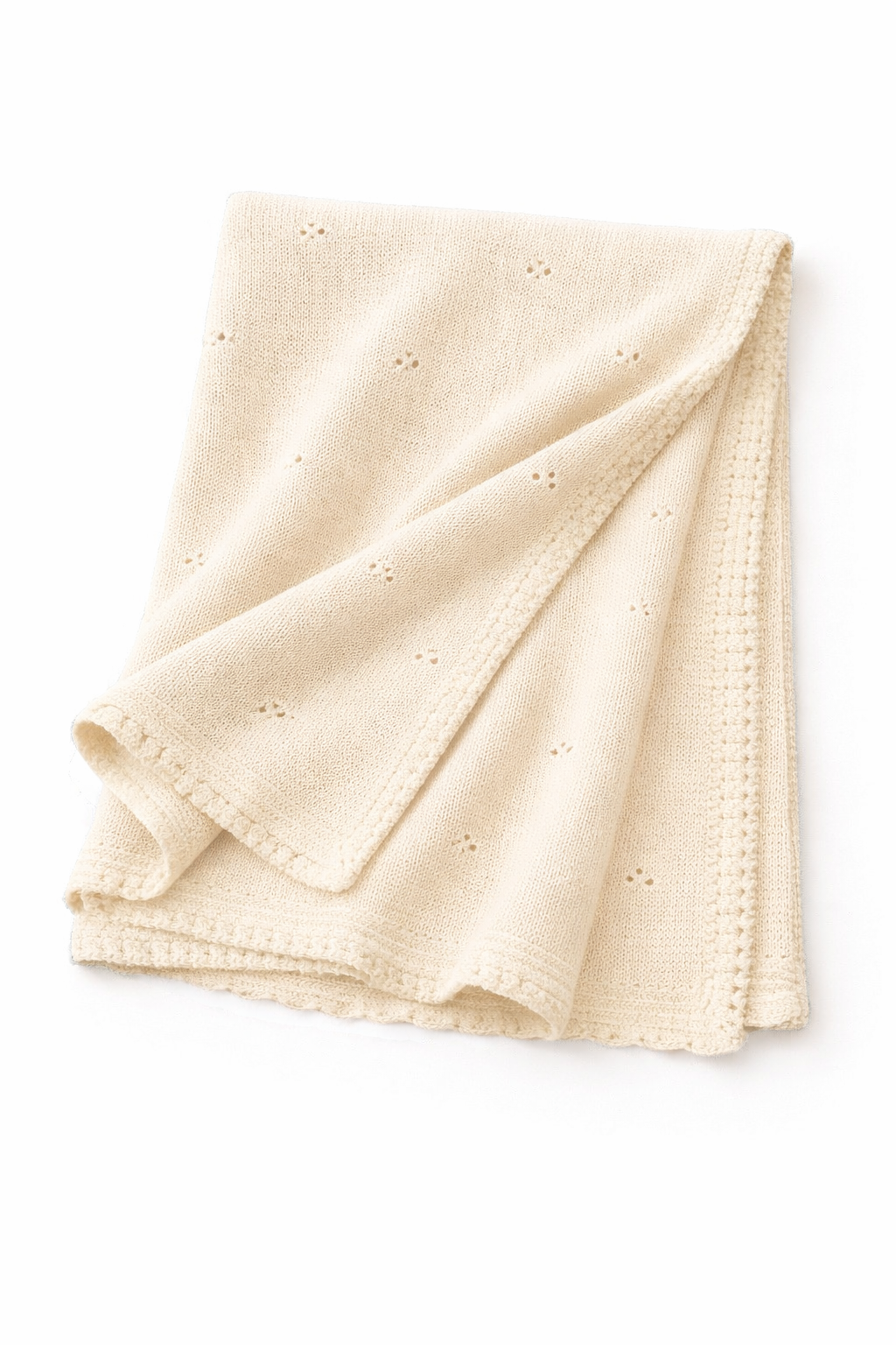 The Organic Heritage Baby Blanket - Ivory - Sprout & Fawn
