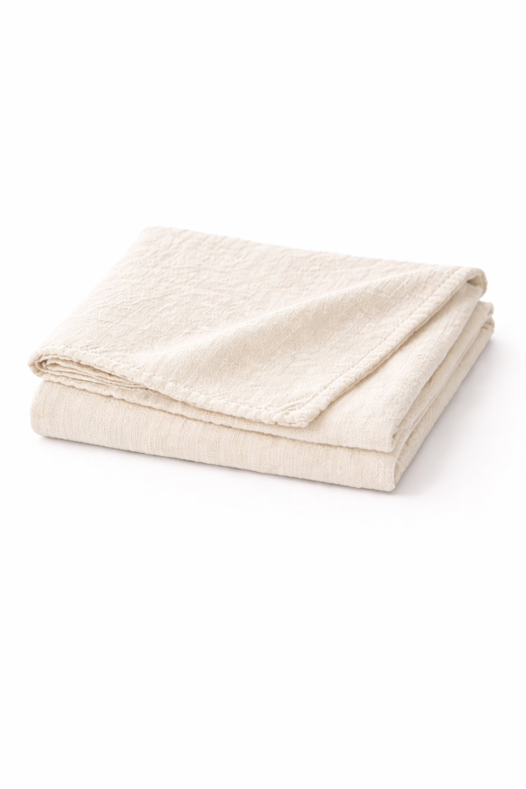 Everyday Cotton Swaddle - Ivory - Sprout & Fawn