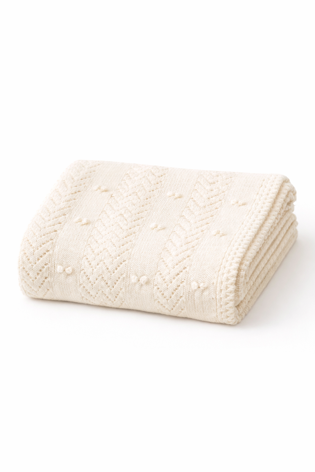 The Breezy Cotton Knit Blanket - Sprout & Fawn