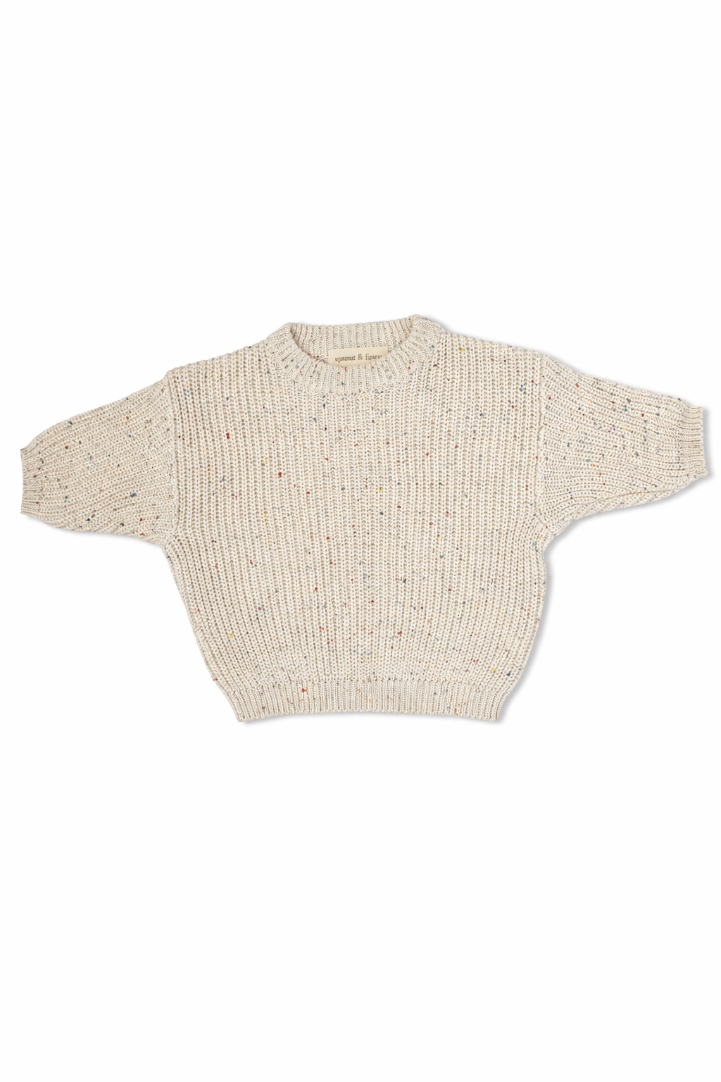 Chunky Knit Sweater | Neutral Collection - Color Specks - Sprout & Fawn