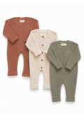 Autumn Knit Romper Bundle — 3 Pack