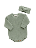 Heirloom Knit Romper Set