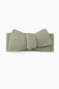 Organic Meadow Sage Bow Headband - Sprout & Fawn