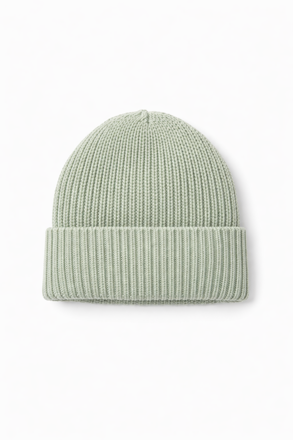 Organic Knit Sage Green Beanie - Sprout & Fawn