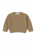 Chunky Knit Sweater | Neutral Collection - Olive Oat - Sprout & Fawn