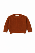 Chunky Knit Sweater | Neutral Collection - Burnt Sienna - Sprout & Fawn
