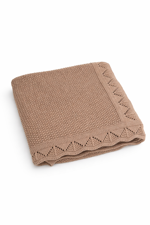Clay Knit Baby Blanket - Sprout & Fawn