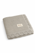 Stone Grey Knit Baby Blanket - Sprout & Fawn